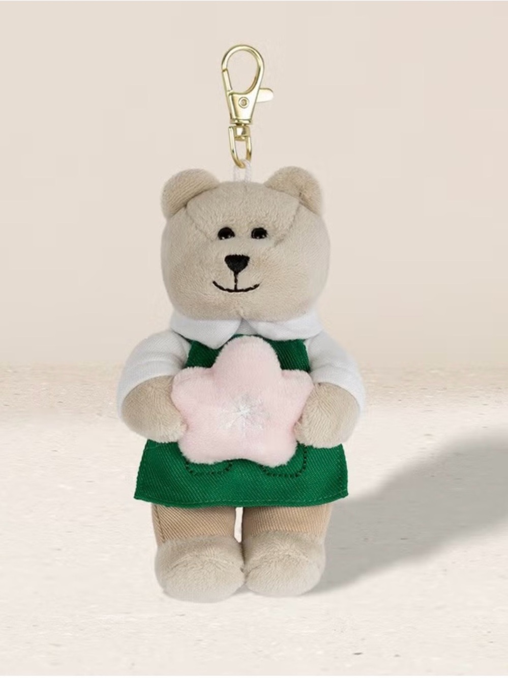 Starbucks 2026 Cherry Blossom Barista Keychain